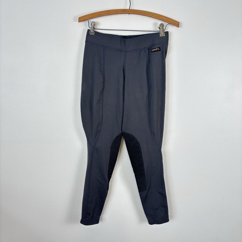 KERRITS Breeches Women M Gray Riding Equestrian Leggings Pants